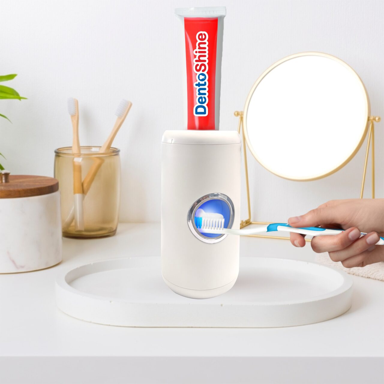 Toothpaste Sensor Toothpaste Dispenser, Automatic Electric Toothpaste Squeezer with ...