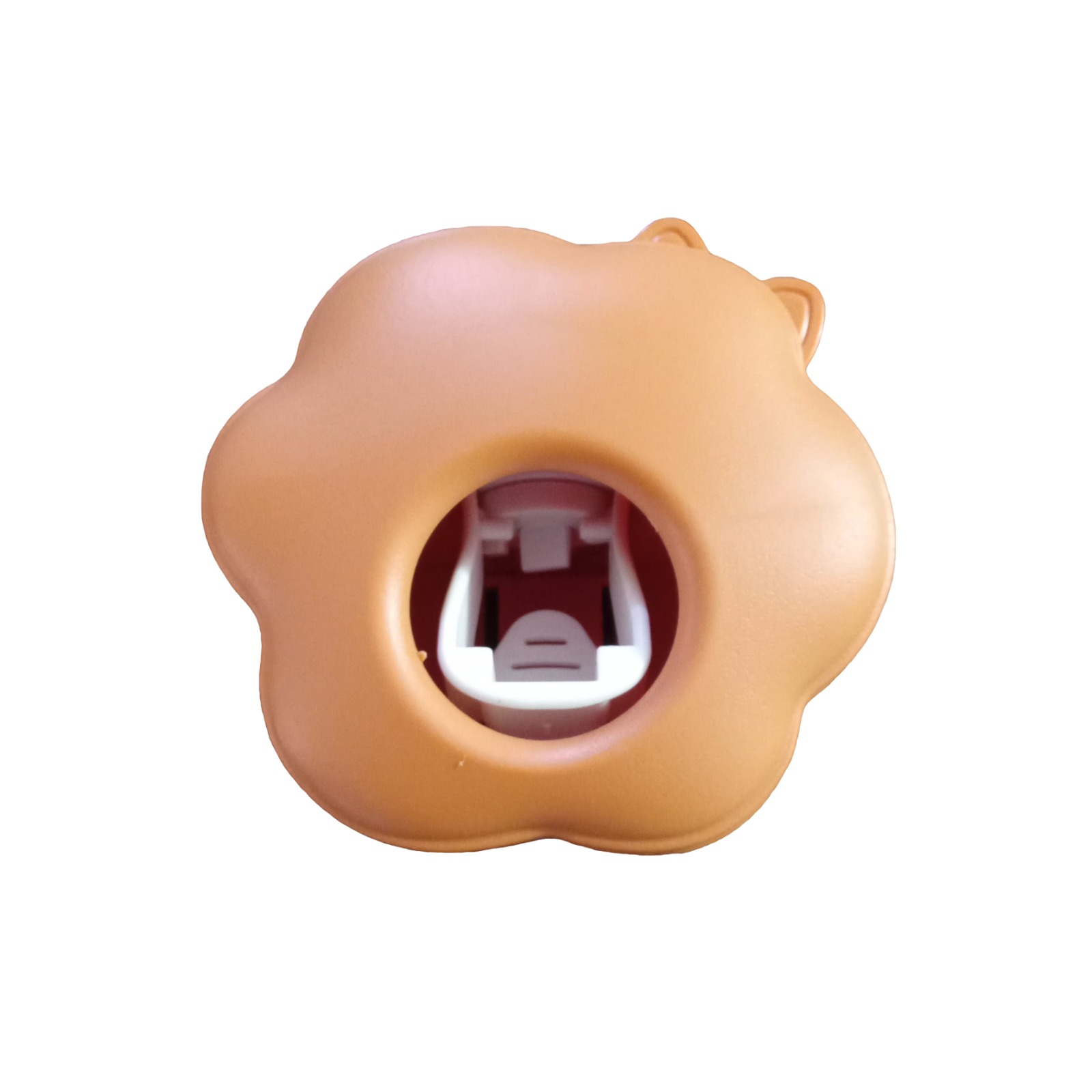 Cute Bear Toothpaste Dispenser for Kids Bathroom