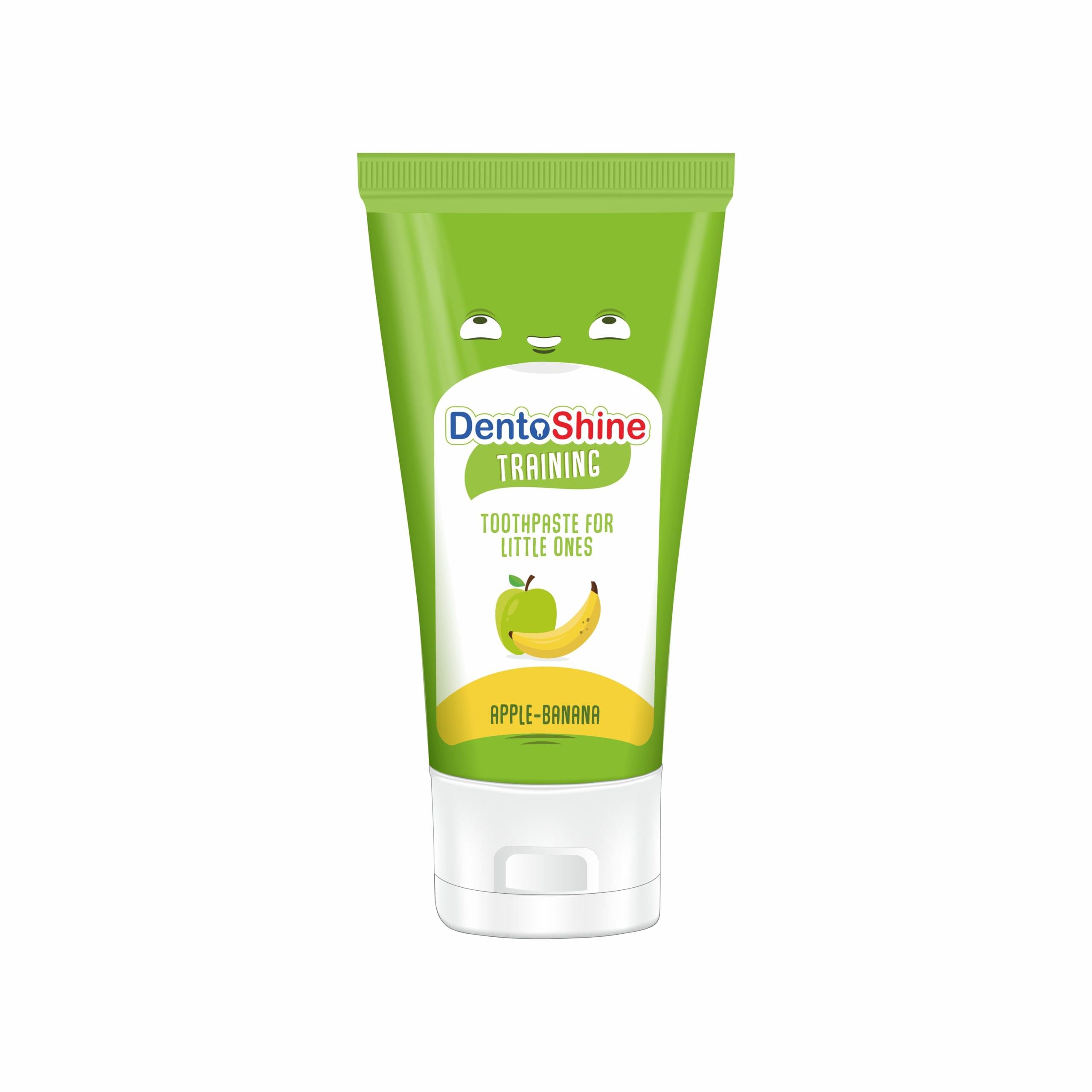 Fluoride free Training toothpaste for Little Ones 60 g (Apple Banana)