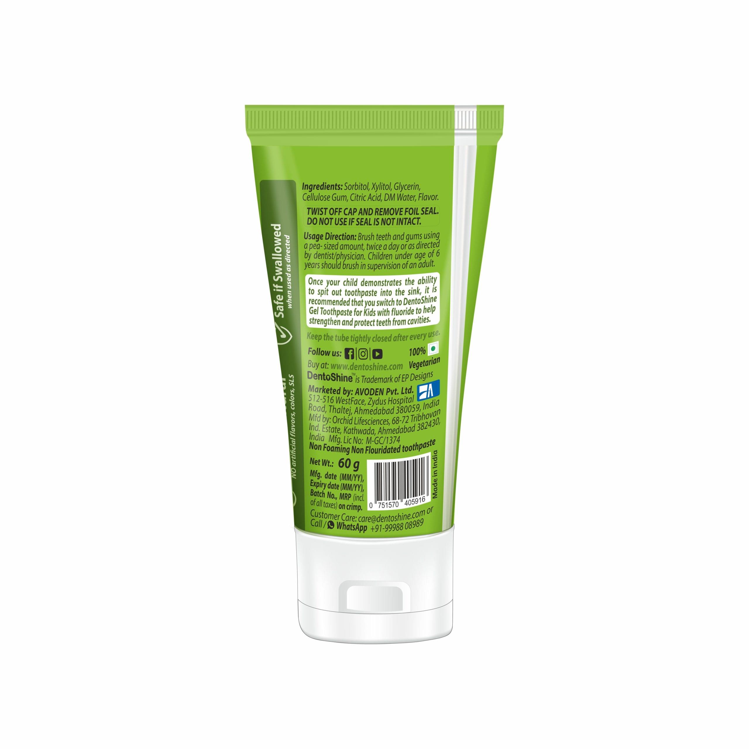 Fluoride free Training toothpaste for Little Ones 60 g (Apple Banana) - Image 7