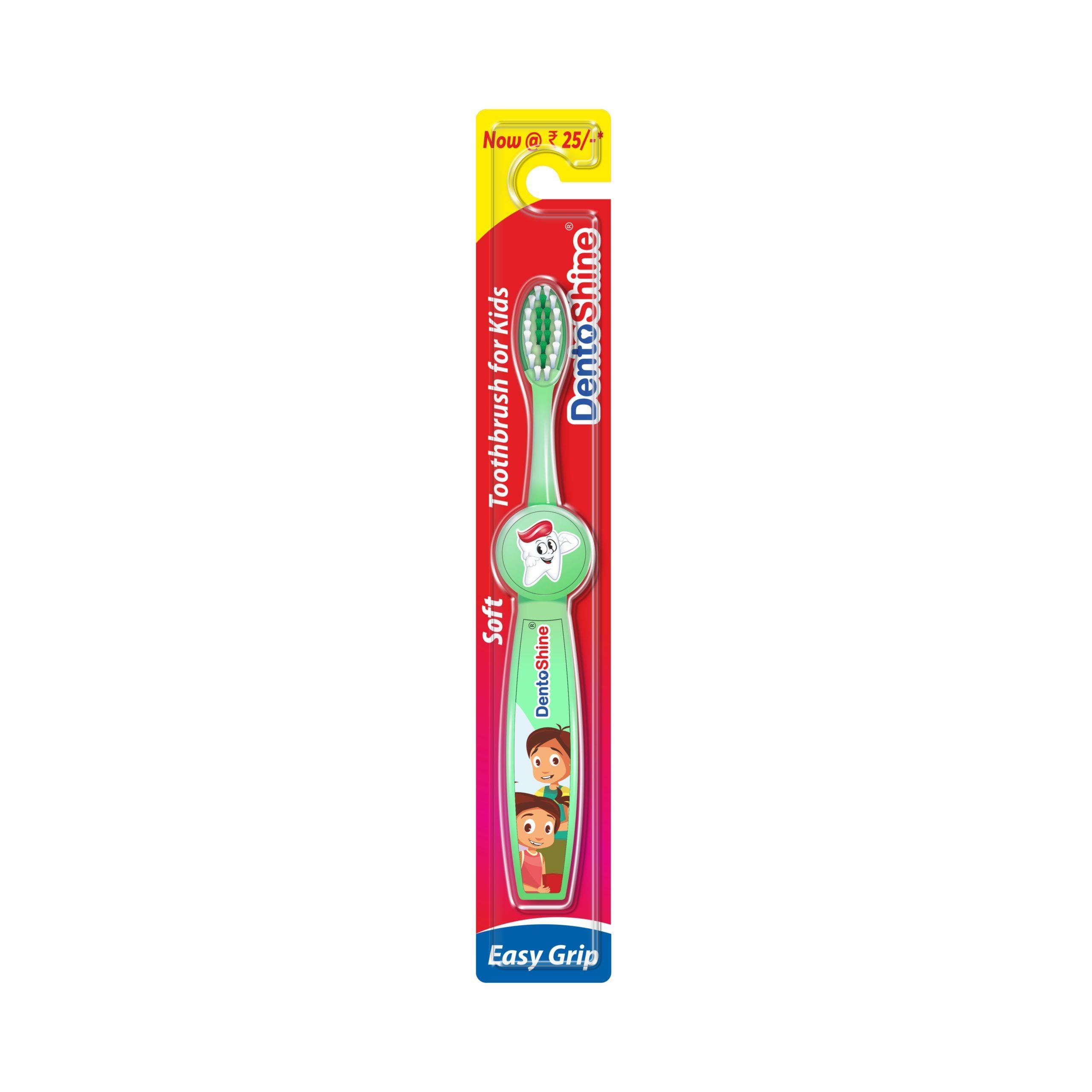 Easy Grip Toothbrush for Kids (Green)