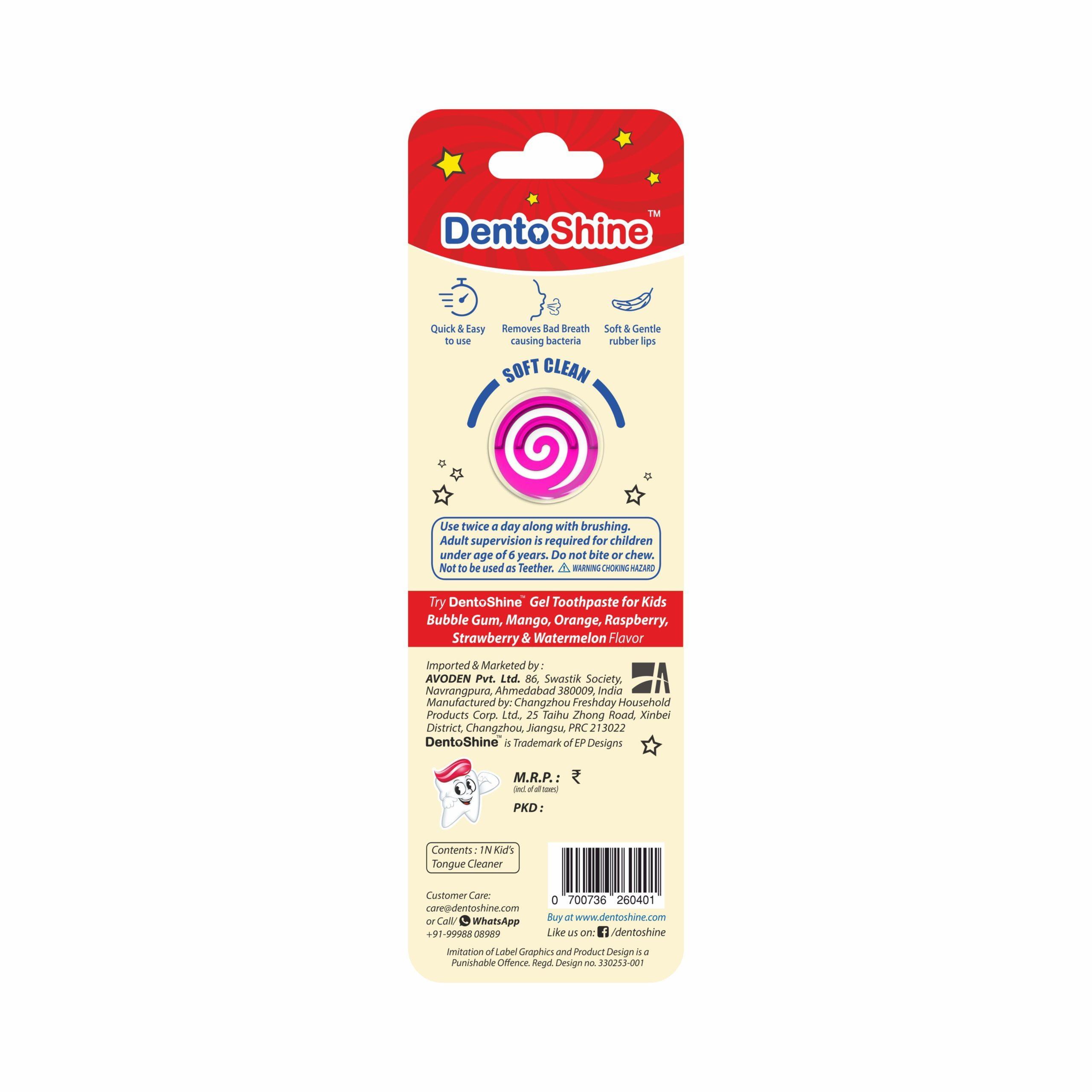 Lollipop Tongue Cleaner for Kids (Pink) - Image 2