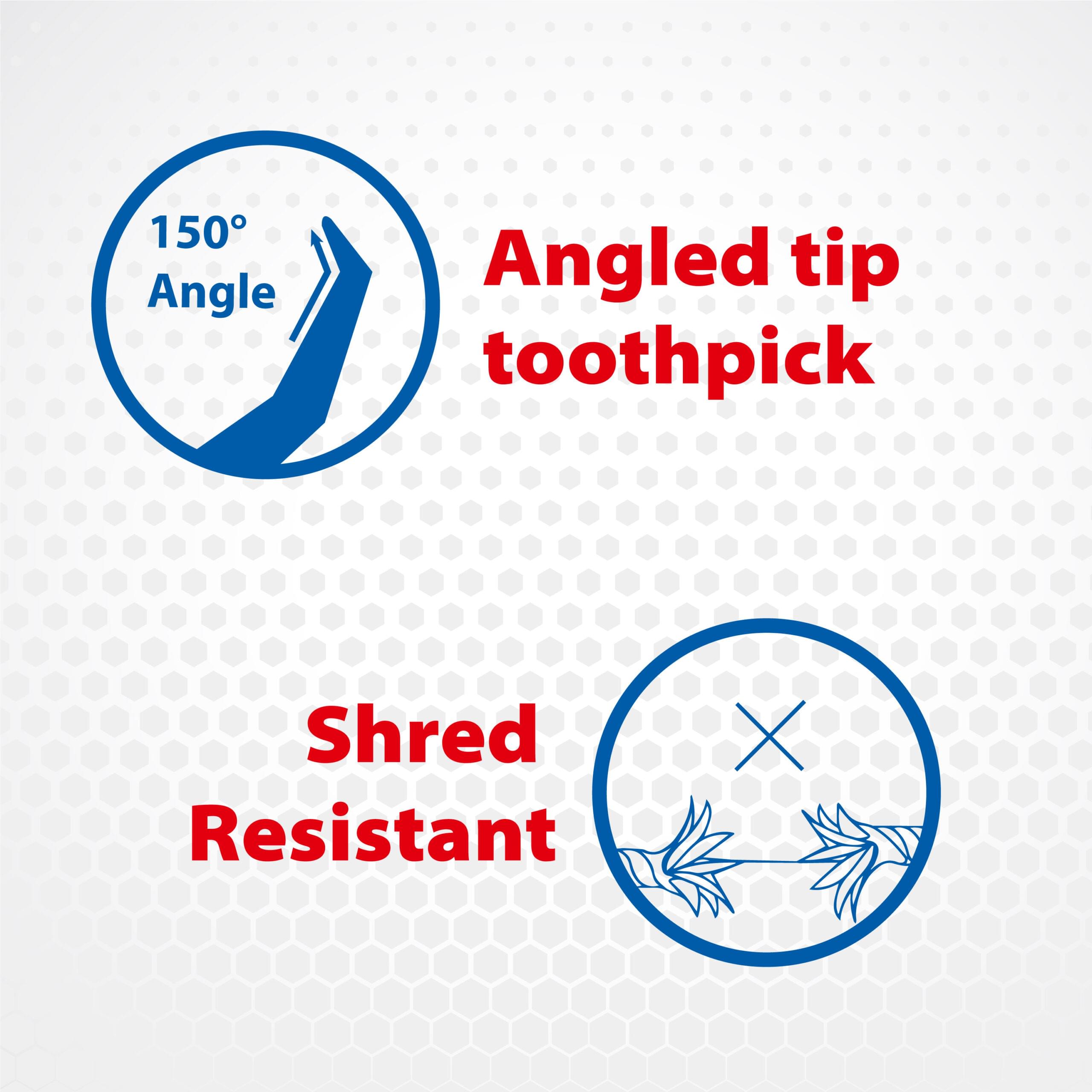 Deep Clean Floss Picks - 15 count Resealable Poly Bag - Image 2