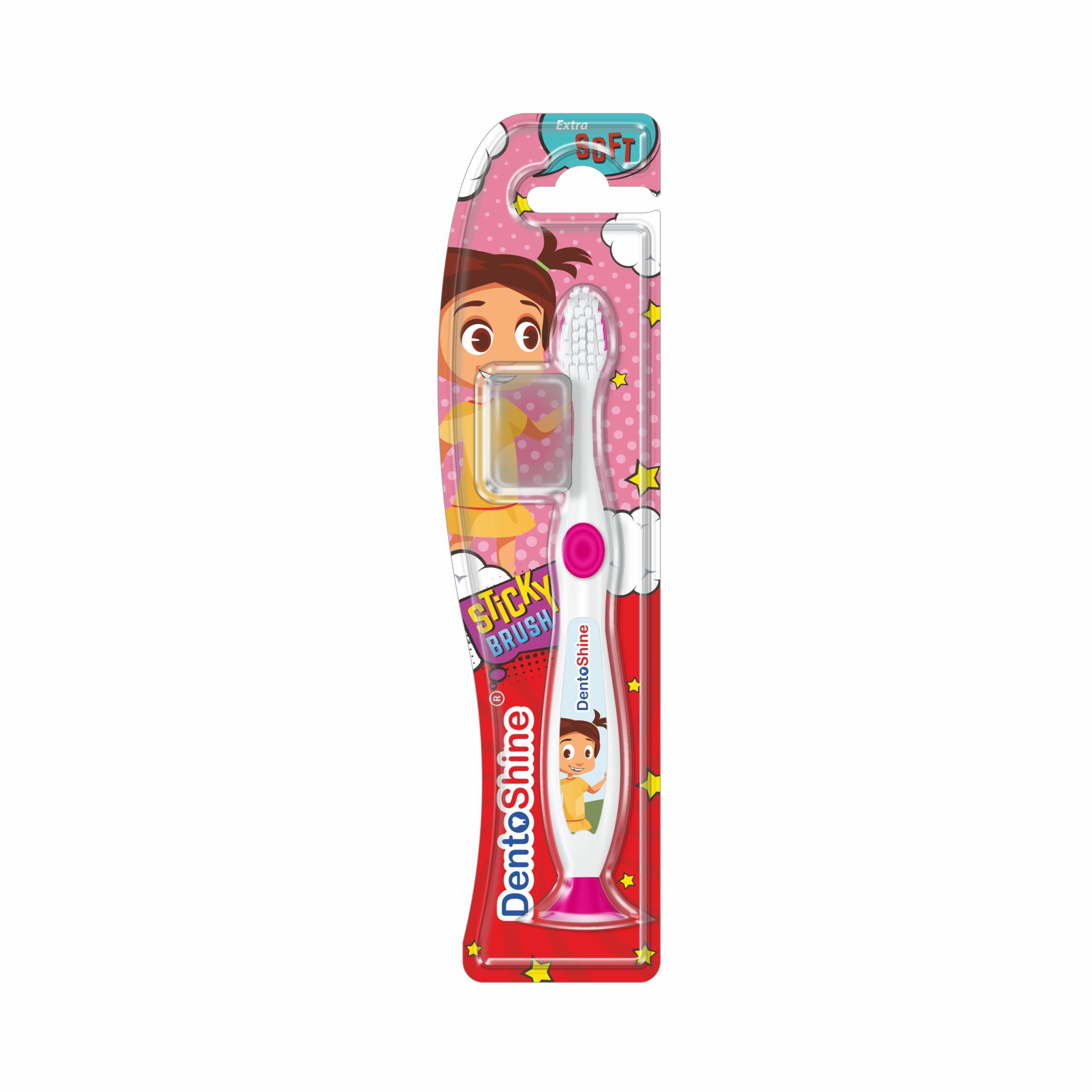 STiCKY Toothbrush for Kids (Ages 2+) - Pink