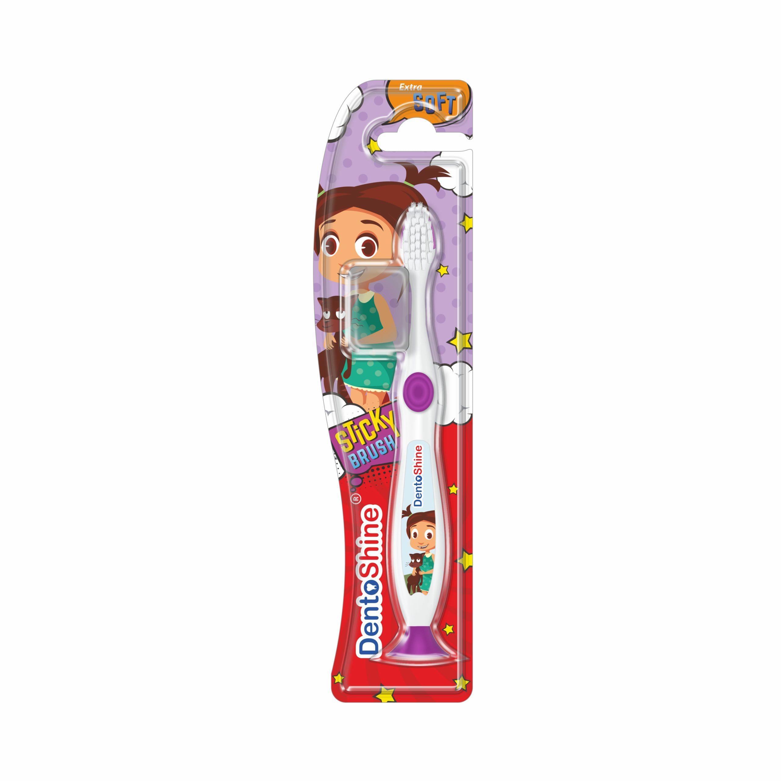STiCKY Toothbrush for Kids (Ages 2+) - Purple