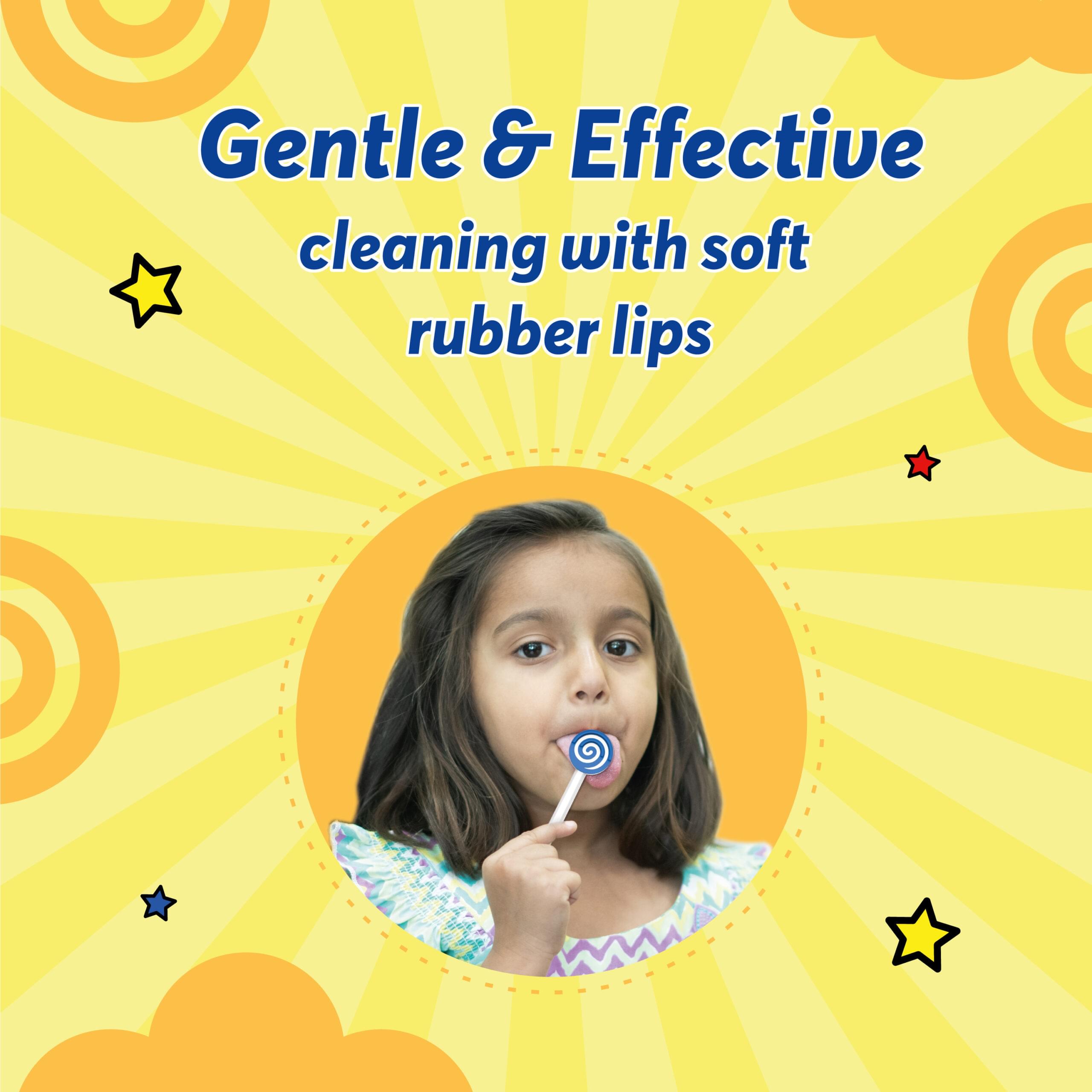 Lollipop Tongue Cleaner for Kids (Purple) - Image 5