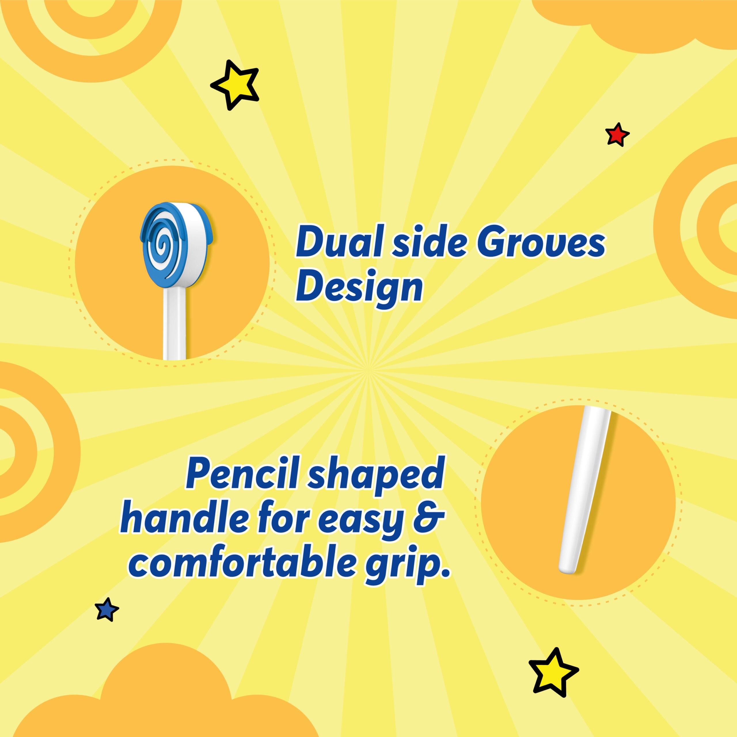 Lollipop Tongue Cleaner for Kids (Purple) - Image 3