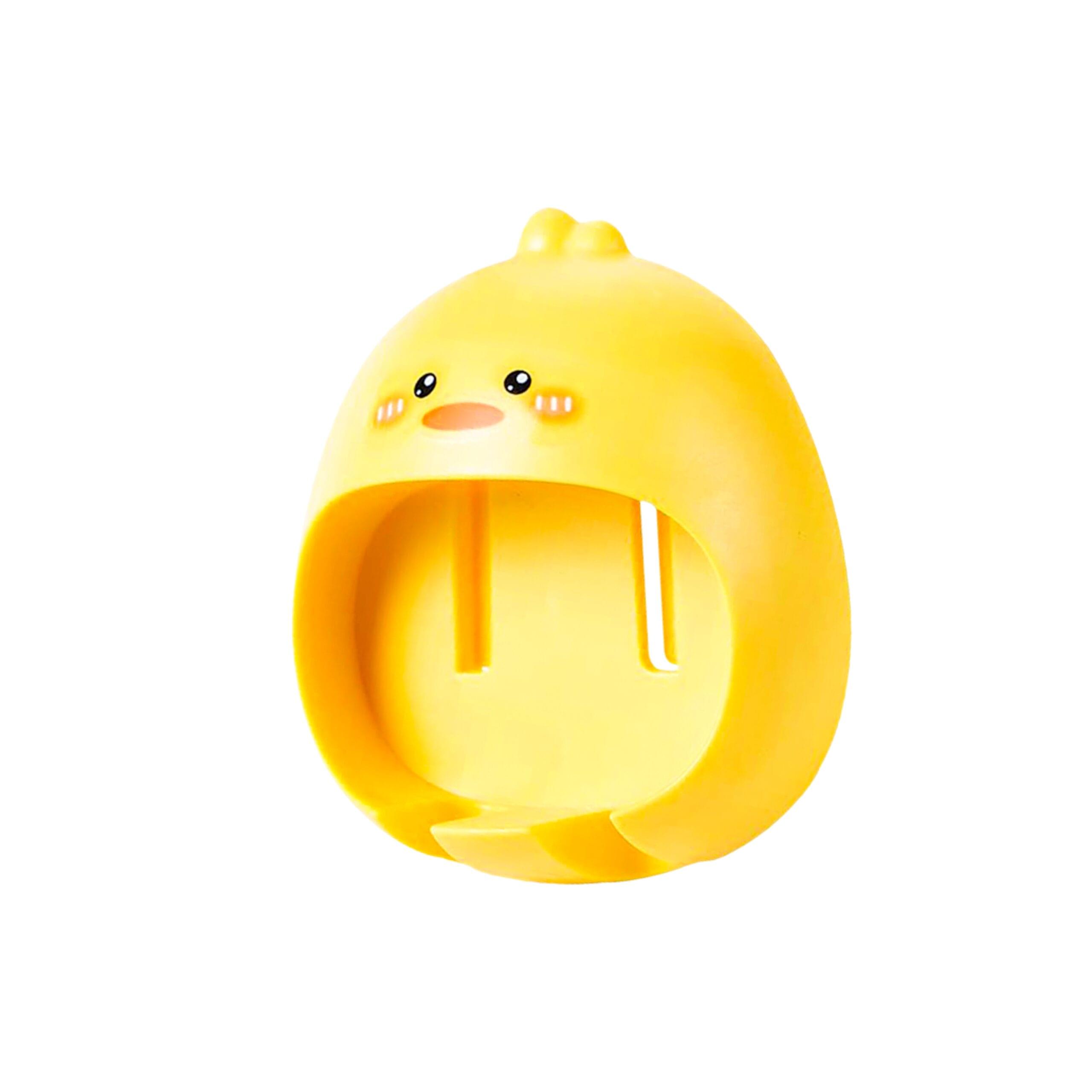 Cute Cartoon Wall Mounted Toothbrush Twin Holder – Kids Bathroom Organizer