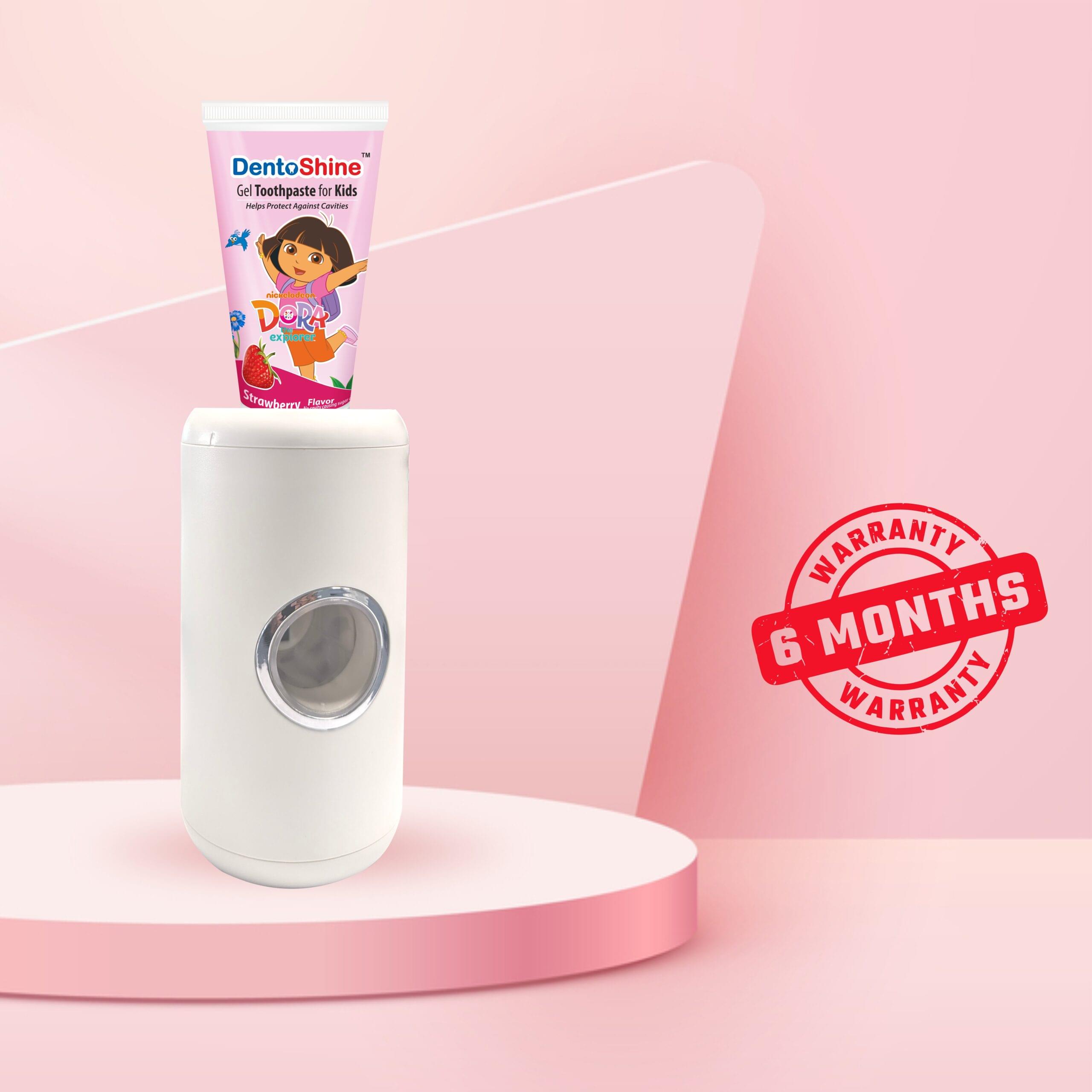 Toothpaste Dispenser, Automatic Electric Toothpaste Squeezer with Sensor Wall-Mounted for Washroom Bathroom(White) - Image 3